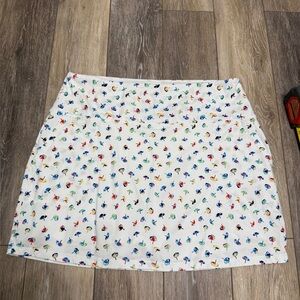 #4) Colorful Patterned Skort